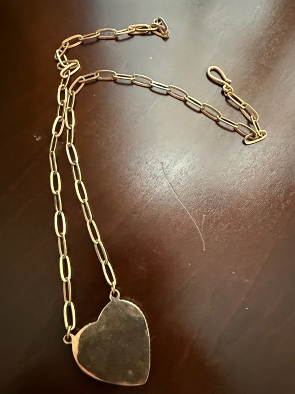 Copper Heart Pendant Necklace with Bumblebee Jasper Stone- Women's Jewelry NWOT - Picture 3 of 3